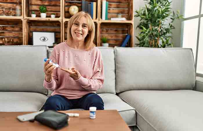 Woman feeling happy with her reversed prediabetes 