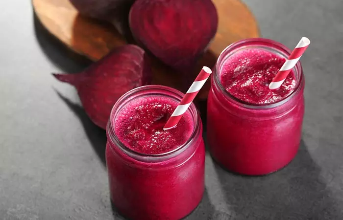 Beetroot protein shake