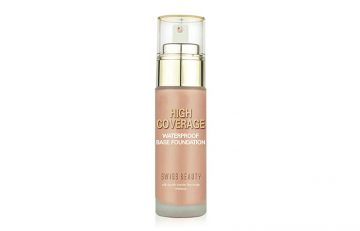 Best Buildable Coverage Swiss Beauty High Coverage Waterproof Base Foundation