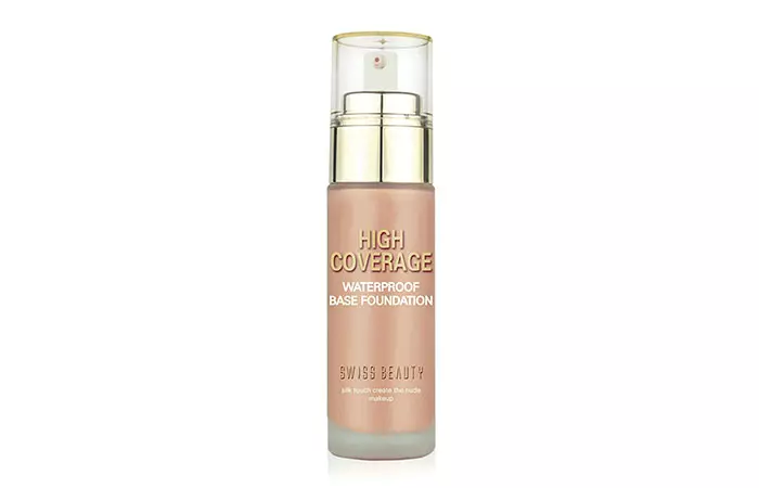 Best Buildable Coverage Swiss Beauty High Coverage Waterproof Base Foundation