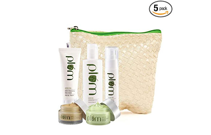 Best For Oily Skin Plum Daily + Weekly Green Tea Kit For Clearer Skin