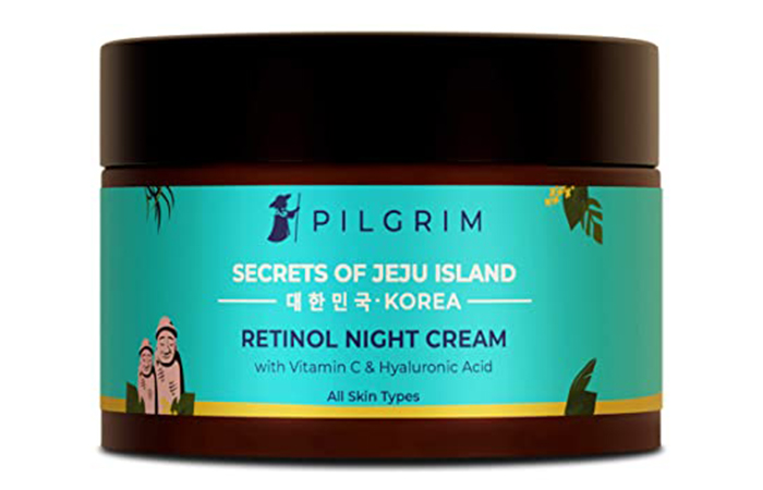 Best For Rejuvenated Skin Pilgrim Retinol Night Cream
