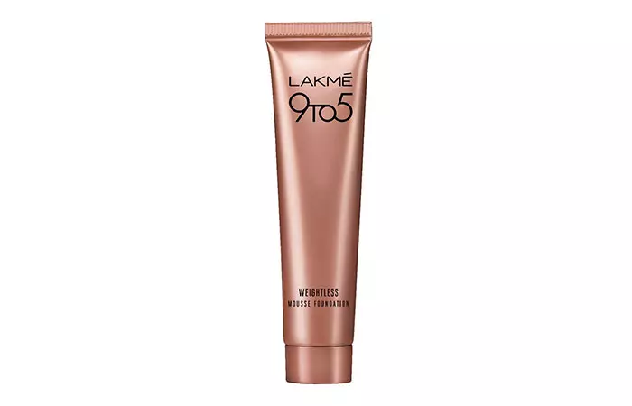 Best Lightweight Foundation Lakmé 9 to 5 Weightless Mousse Foundation