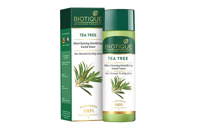 Biotique Tea Tree Skin Clearing Mattifying Facial Toner