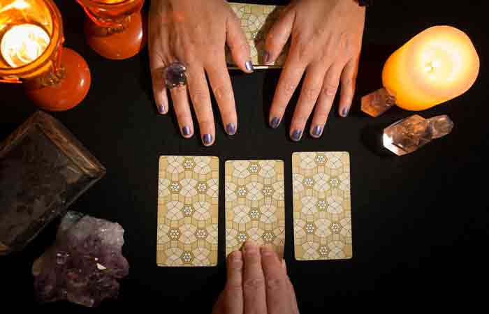Three-card breakup tarot spread