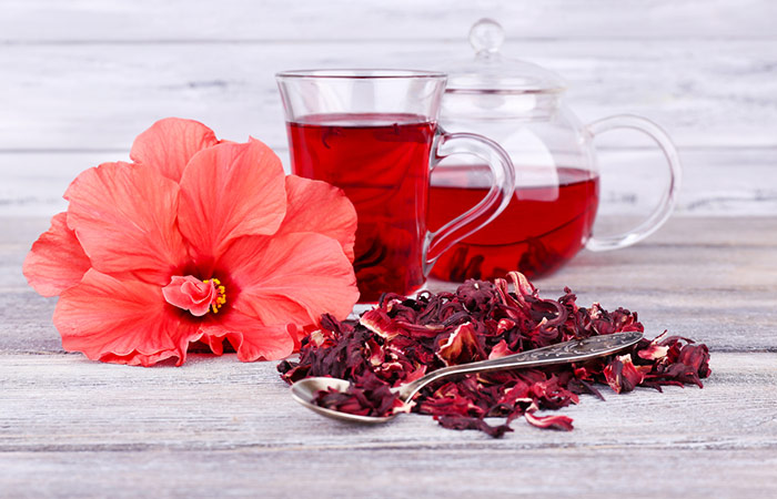 Hibiscus water for glowing skin