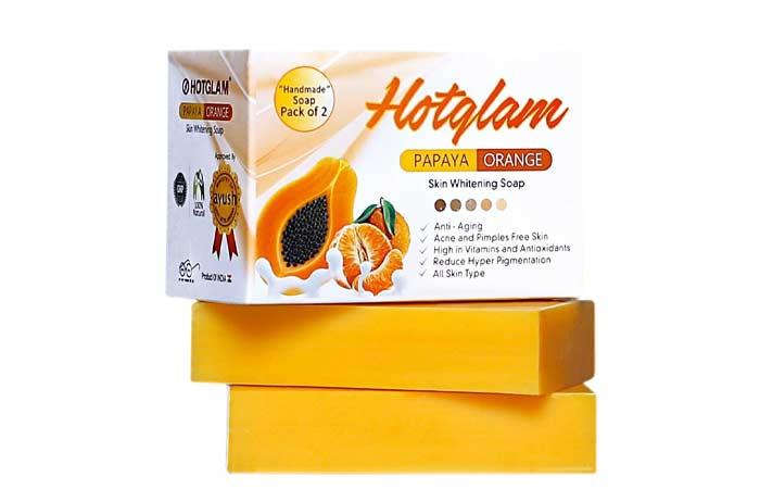 Hotglam-Papaya-Orange-Skin-Whitening-Soap