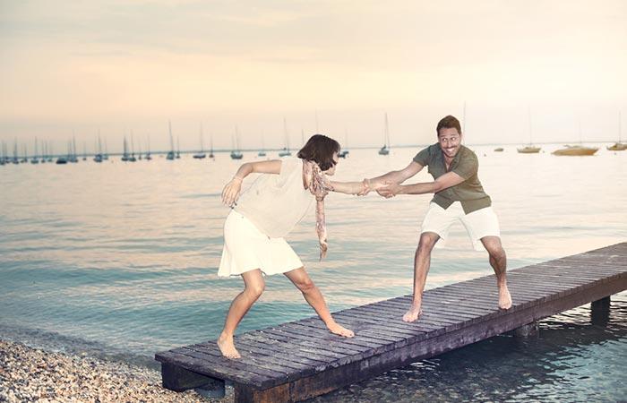 Insisting Her To Do Something