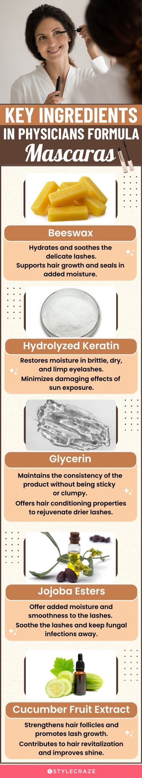 Key Ingredients Of Physicians Formula Mascaras (infographic)