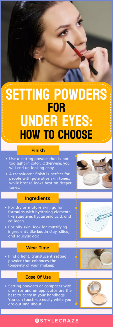 Setting Powders For Under Eyes: How To Choose