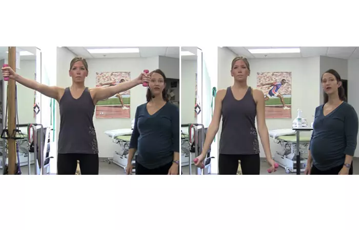 Shoulder scaption shoulder impingement exercise