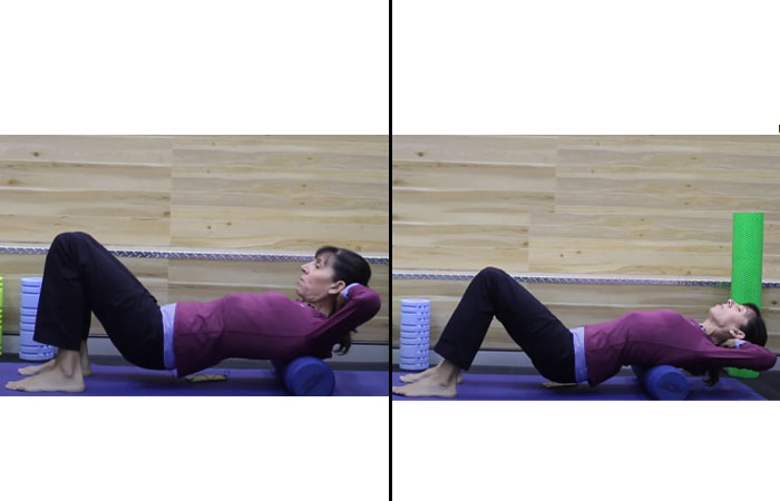 Spine Extension With Foam Roller