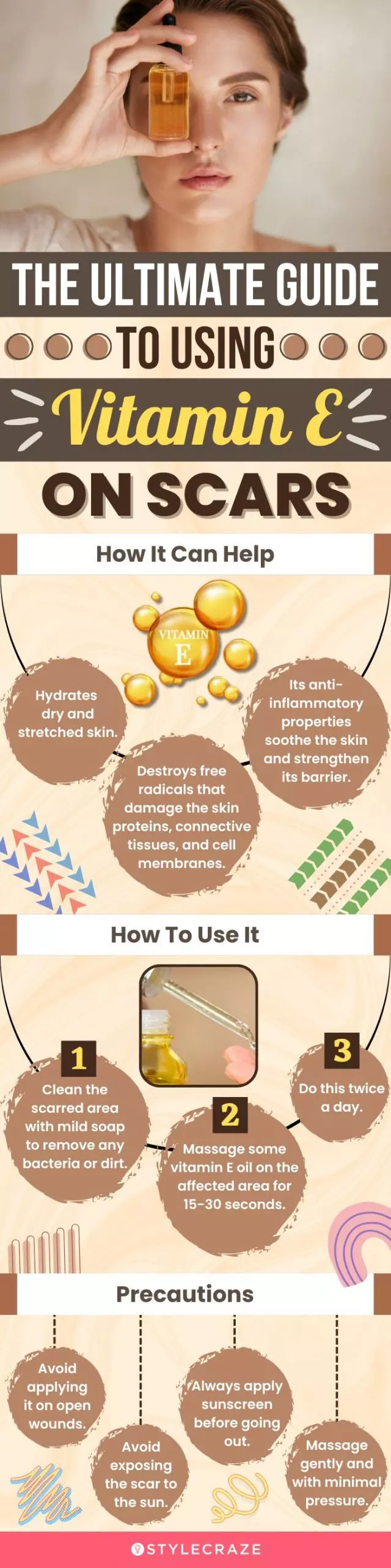 the ultimate guide to using vitamin e for scars (infographic)