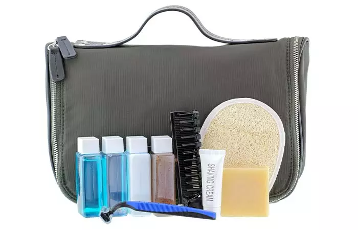 They Carry A Suitcase Of Toiletries