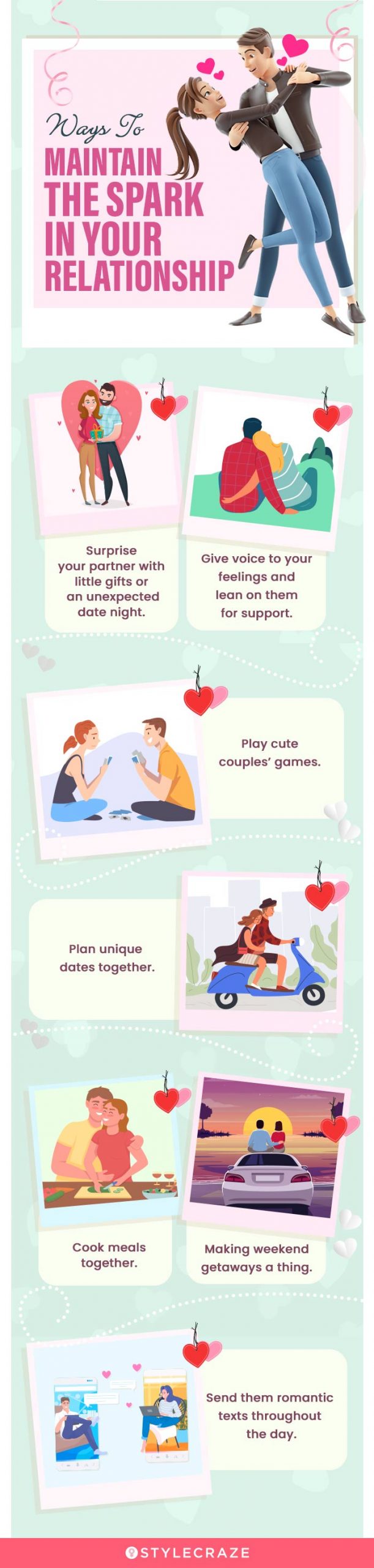 ways to maintain the spark in your relationship(infographic)