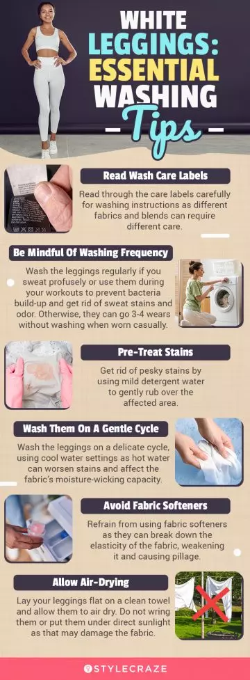 White Leggings: Essential Washing Tips (infographic)