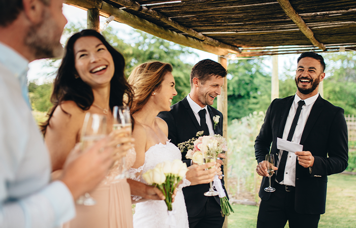 Funny wedding poems for the bride and groom from friends