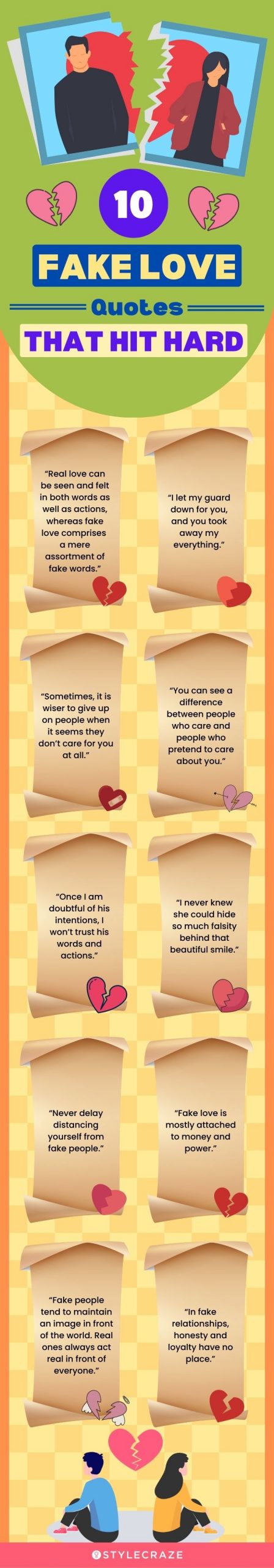 10 fake love quotes that hit hard (infographic)