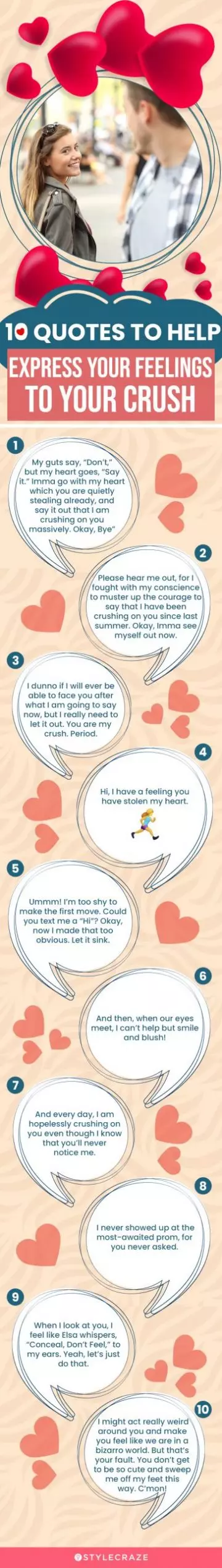 10 quotes to help express your feelings to your crush (infographic)