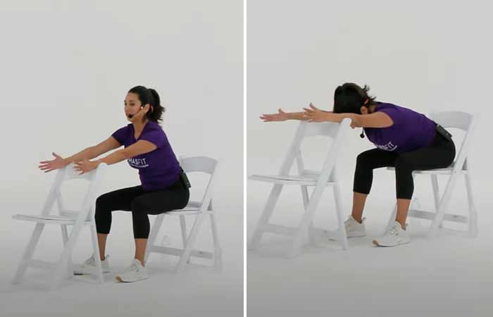 Seater upper body stretch chair exercises for seniors