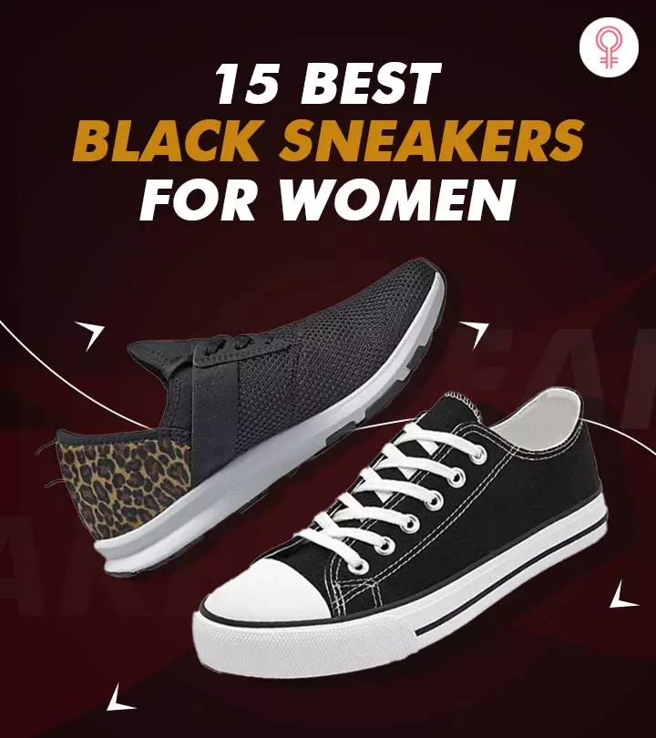 Invest your bucks in trendy and comfortable black sneakers that go with every attire.