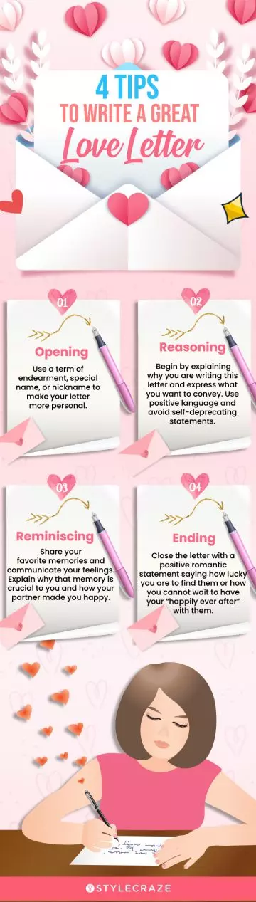 4 tips to write a great love letter (infographic)