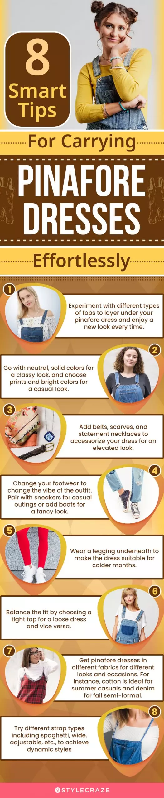 8 Smart Tips For Carrying Pinafore Dresses Effortlessly (infographic)