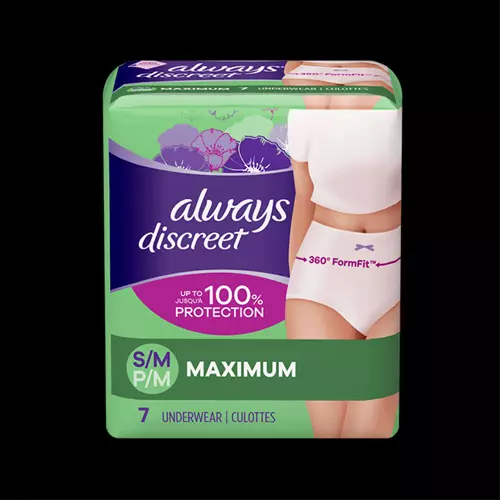 Always Discreet Incontinence Underwear