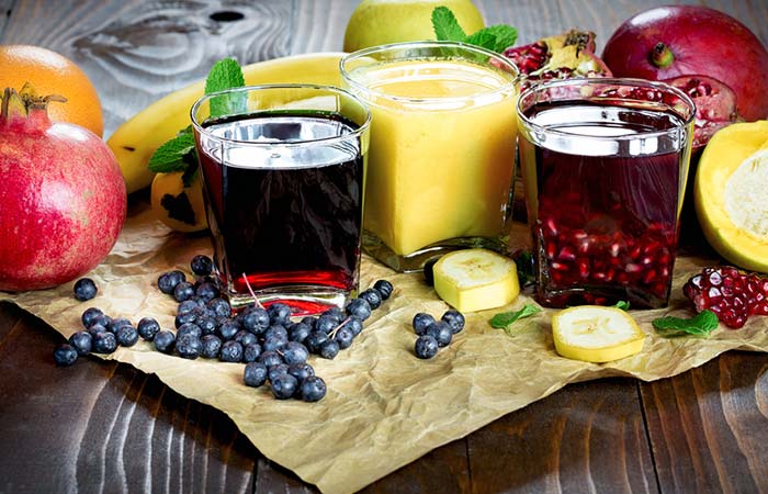 Aronia berry smoothie with apples and bananas is loaded with nutrients and benefits