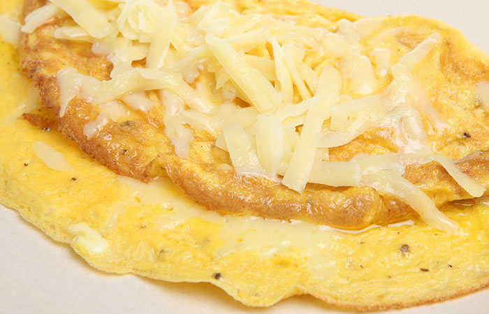 Cheesy carnivore omelets