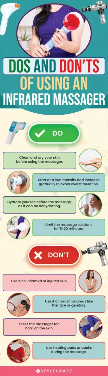  Dos And Don’ts Of Using An Infrared Massager (infographic)
