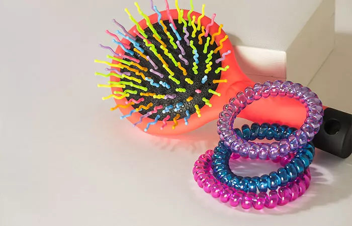 Get A Brush That Has A Cushion At The End If You Have Fine Hair