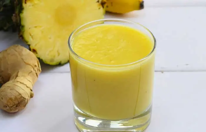 Ginger and turmeric smoothie