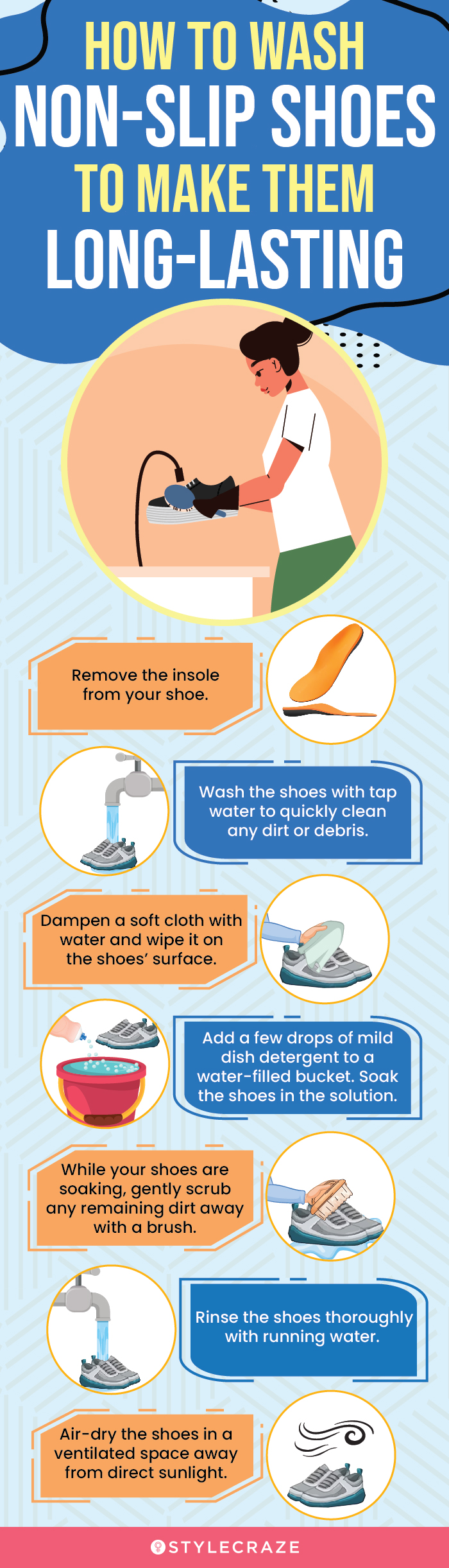 How To Wash Non-Slip Shoes To Make Them Long-Lasting