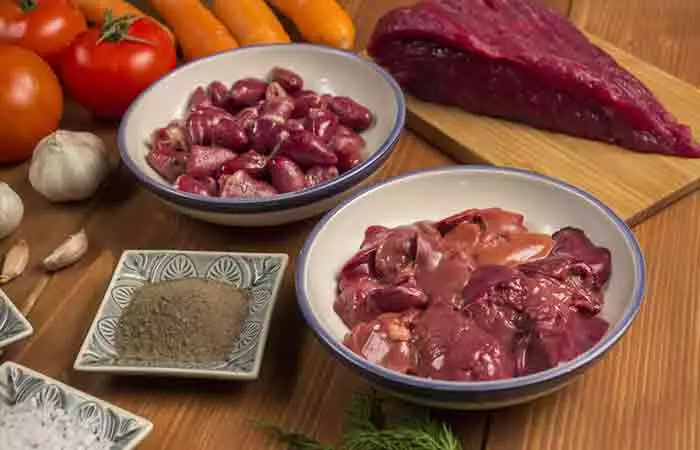 Organ meat is rich in choline