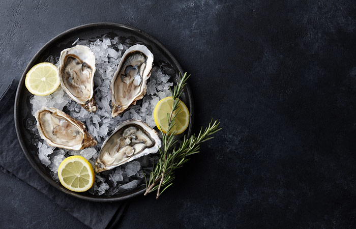 Oysters are rich in omega-3 fatty acids