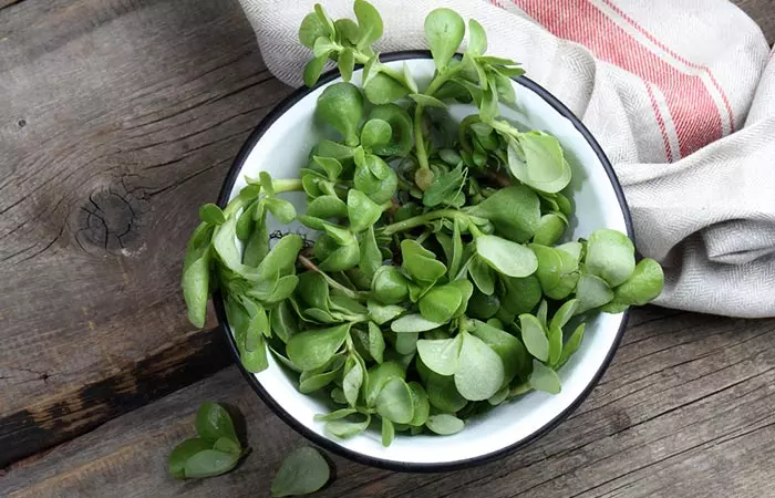 Purslane is rich in omega-3 fatty acids