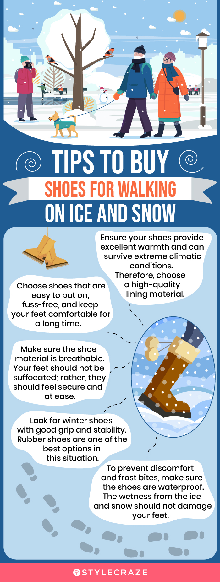 Tips To Buy Shoes For Walking On Ice And Snow
