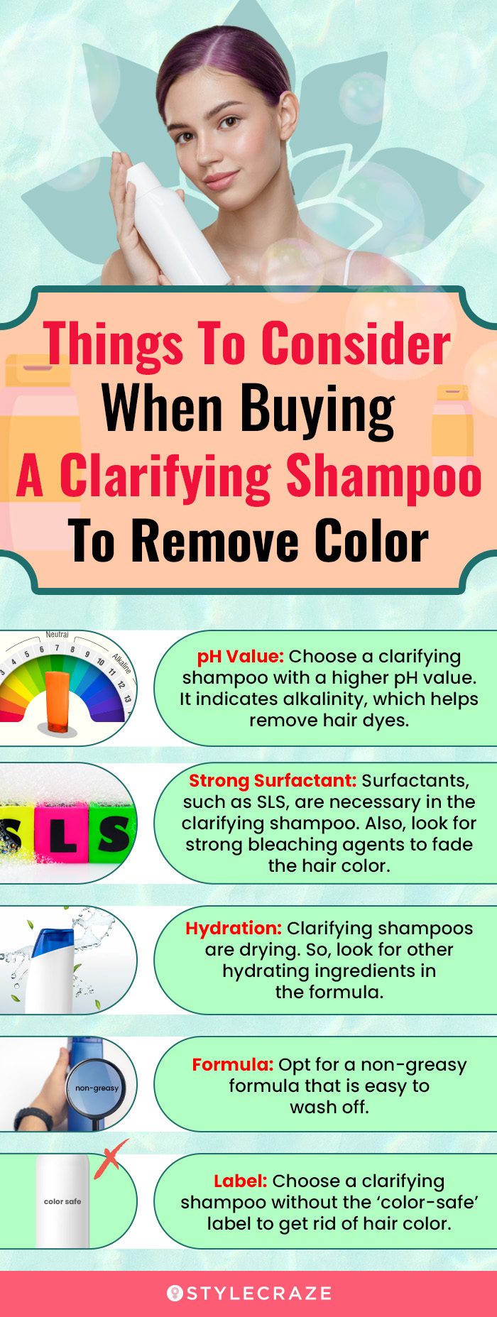 Things To Consider When Buying A Clarifying Shampoo To Remove Color