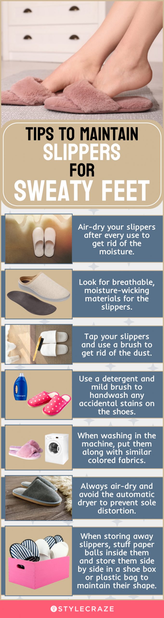 Tips To Maintain Slippers For Sweaty Feet