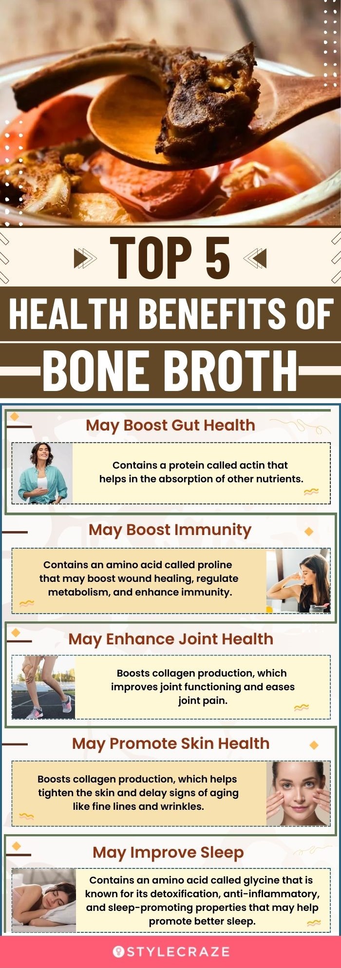top 5 health benefits of bone broth(infographic)