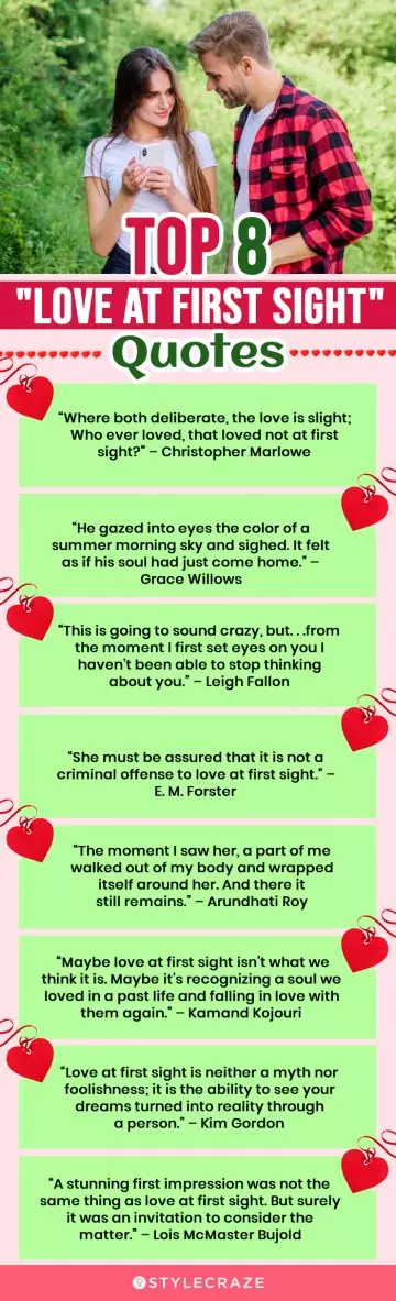 top 8 love at first sight quotes (infographic)