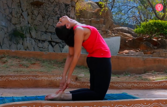 Half Camel Pose (Ardha Ustrasana) • Yoga Basics
