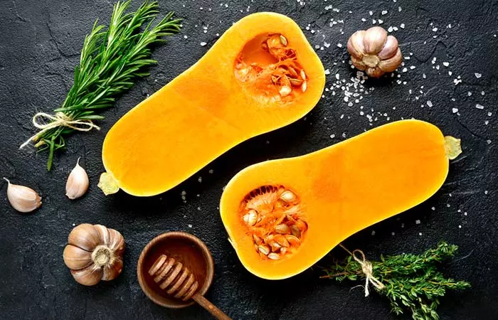 Winter squash is rich in omega-3 fatty acids