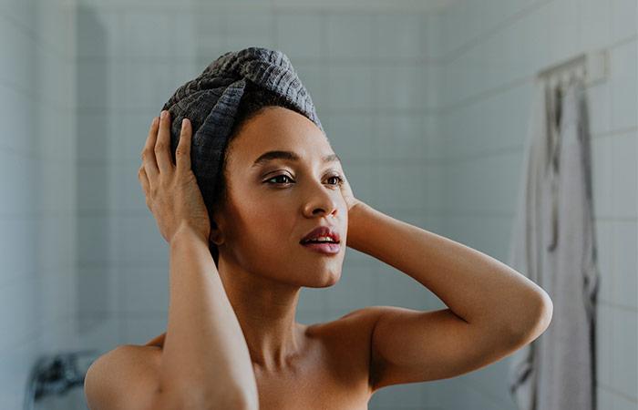 Wrapping Up Your Hair In A Towel