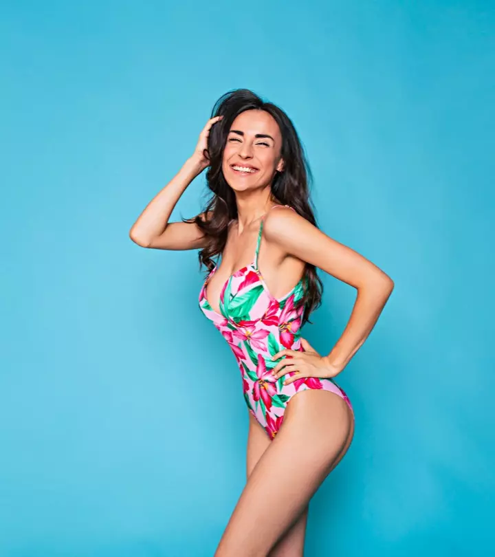 Hide the excess fat around your belly and spend carefree beach days in these swimsuits.