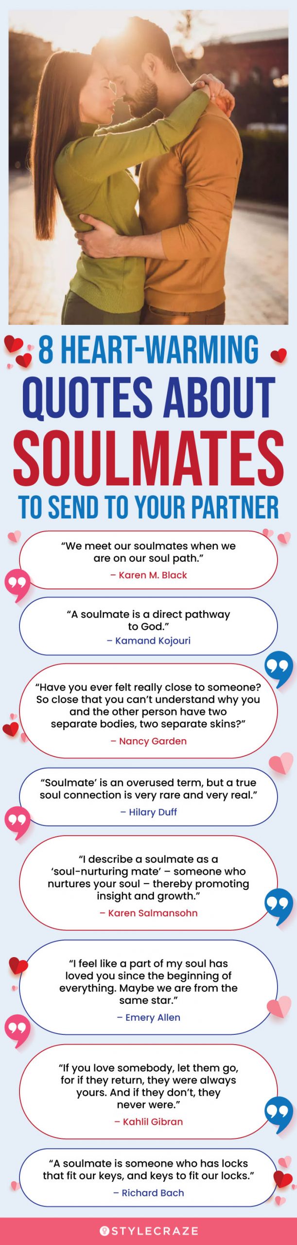 8 heart warming quotes about soulmates to send to your partner (infographic)