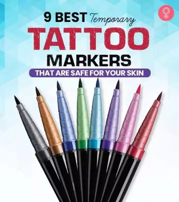 9 Best Temporary Tattoo Markers That Are Safe For Your Skin