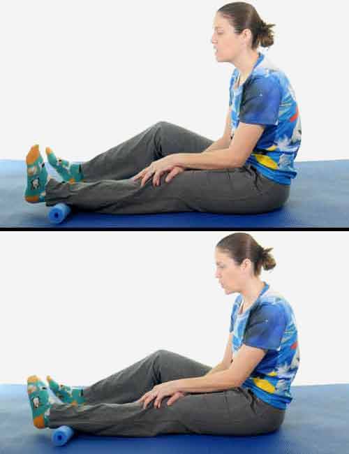 Ankle circle exercise for sprained ankle