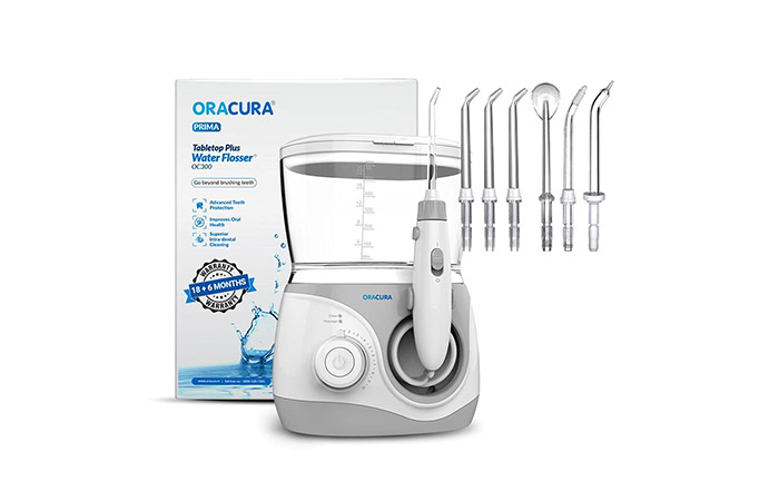 Best-For-Family-Use-Oracura-Prima-Tabletop-Plus-Water-Flosser-OC300
